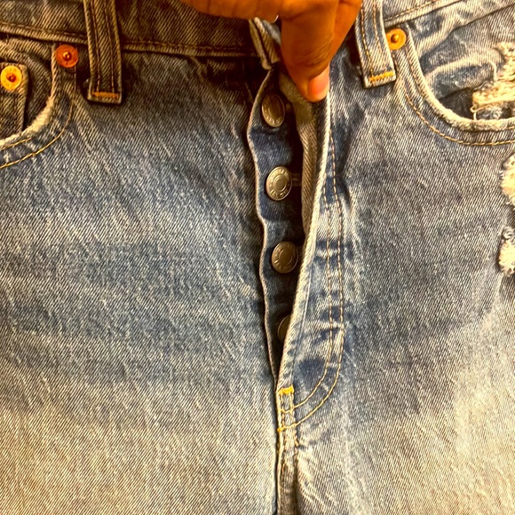 Gap denim cheeky straight leg high rise jeans - Picture 5 of 13